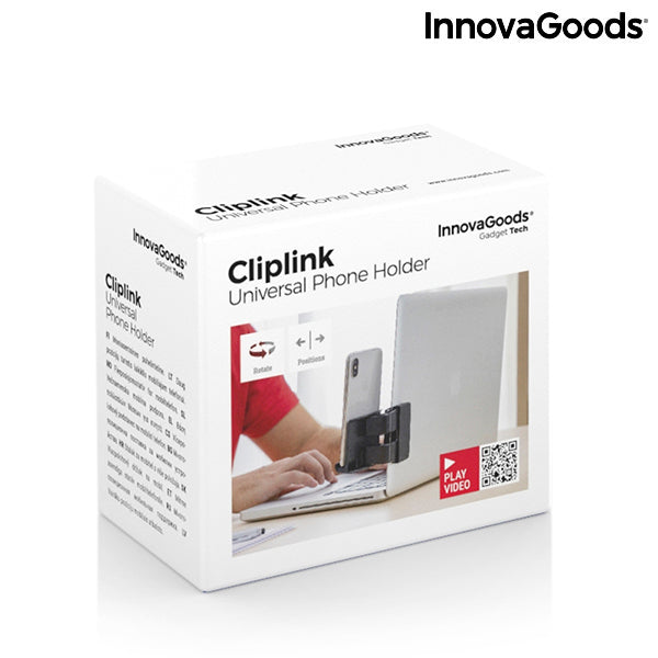 Multi-position Mobile Phone Holder with Clamp Cliplink InnovaGoods